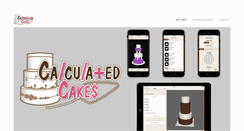 Desktop Screenshot of calculatedcakes.com